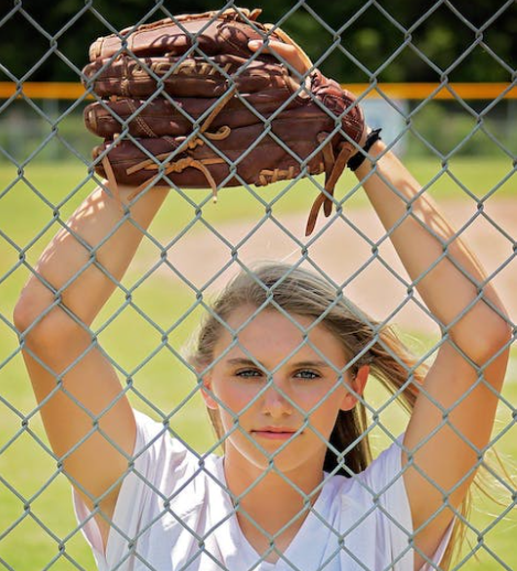 girl softball player